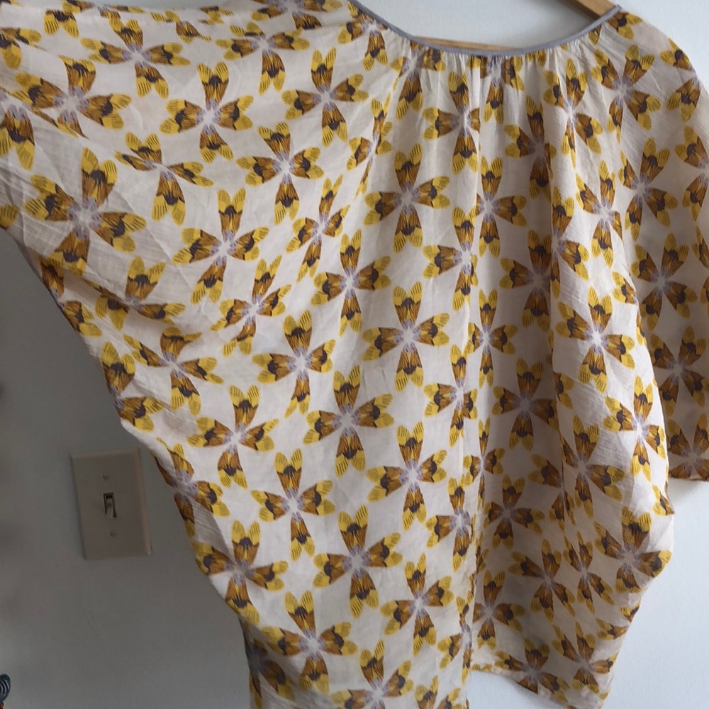 Anthro Odille Batwing Blouse